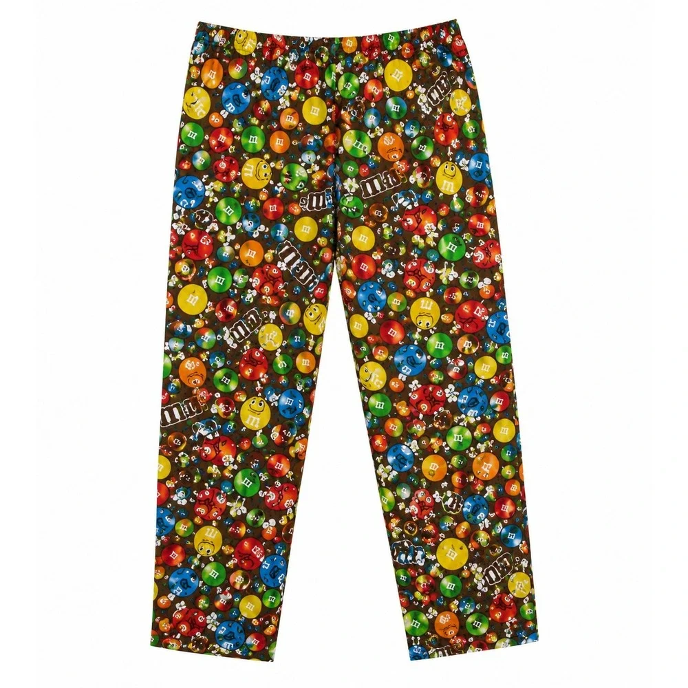 M&M'S Candy Print Lounge Pajama Pants Men's Large 36-38